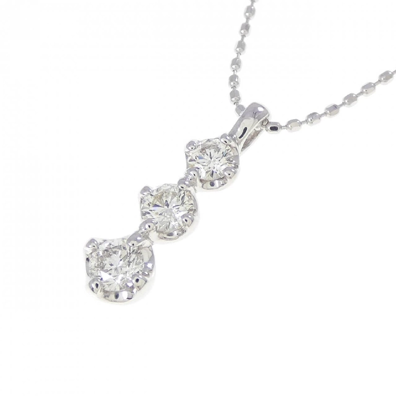 K18WG/750WG Dây chuyền kim cương 0.30CT - Hàng hiệu Chính hãng 862471