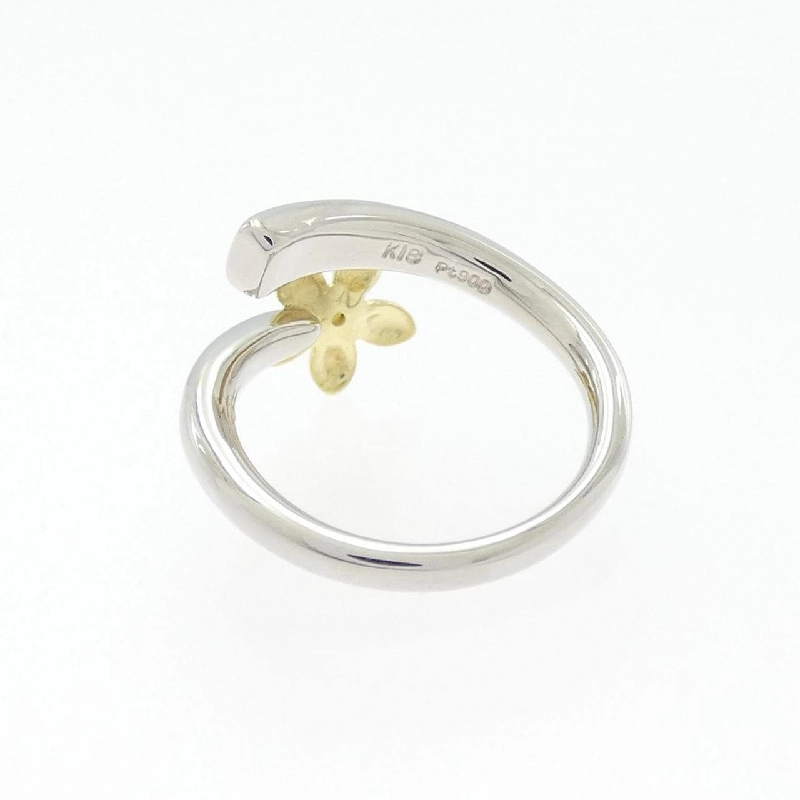 Nhẫn hồng ngọc kim cương PT900/K18YG 0.06CT - Hàng hiệu Authentic 851952