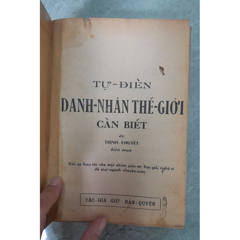 TỰ ĐIỂN DANH NHÂN THẾ GIỚI - TRỊNH CHUYẾT 443166