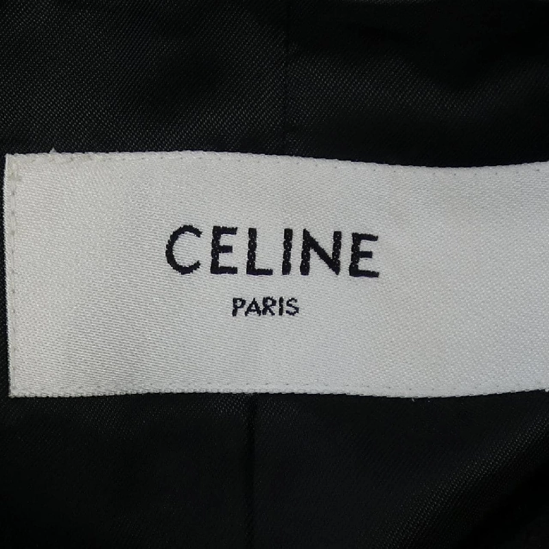 Áo khoác không cổ CELINE SPENCER CAPTAIN JACKET 2V75F6700 634165