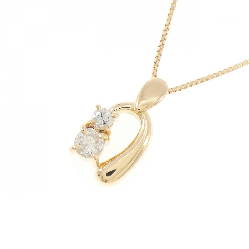 Dây chuyền kim cương K18YG 0.20CT - Hàng hiệu Chính hãng 859440