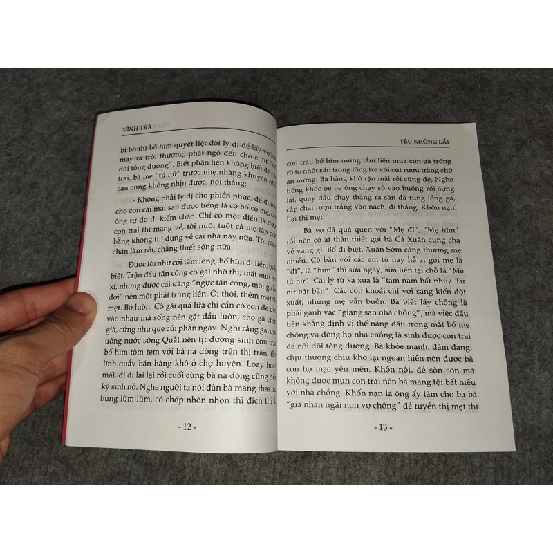 YÊU KHÔNG LẤY - VĨNH TRÀ 538061