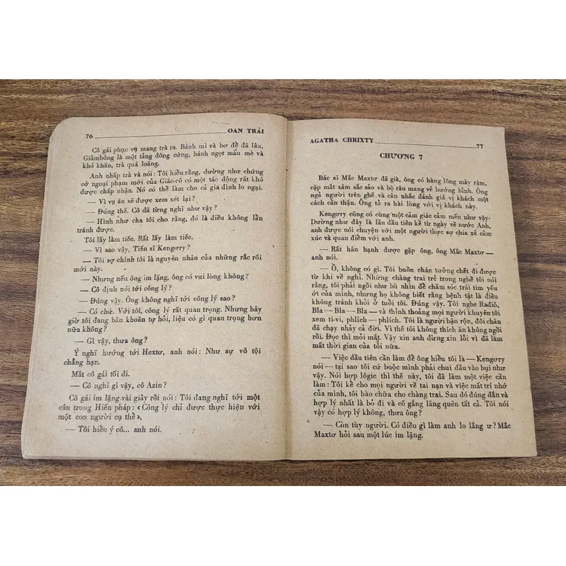 Tiểu thuyết trinh thám - hình sự của nữ nhà văn Agatha Christie: OAN TRÁI 717892