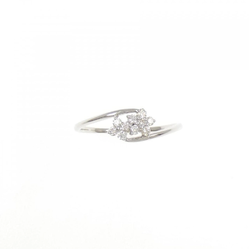 Nhẫn kim cương hoa PT950 0.20CT 666292