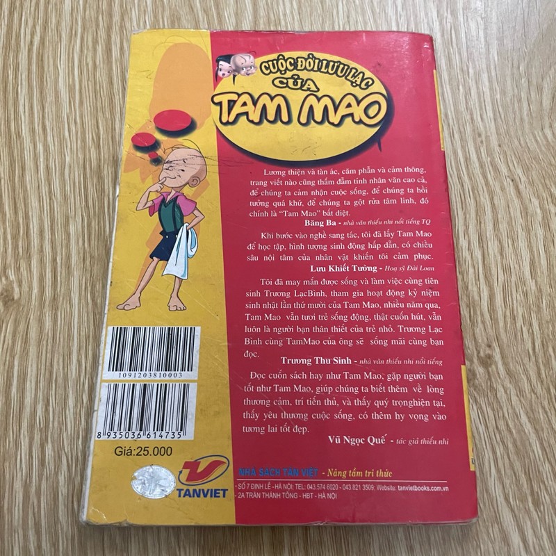Truyện tranh cuộc đời lưu lạc của Tam Mao tập 3 69282