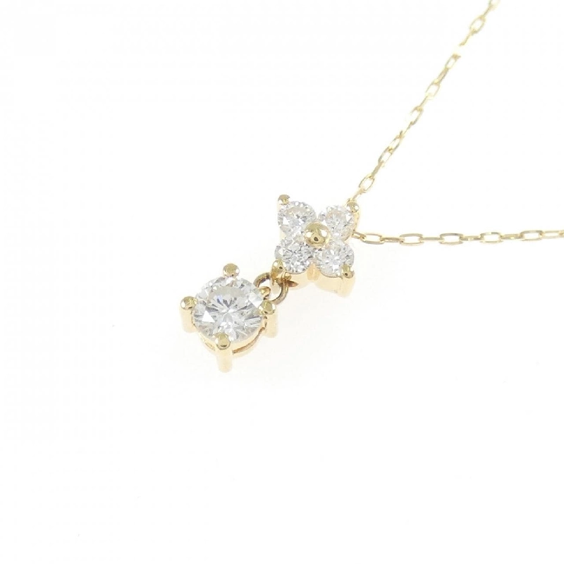 K18YG Dây chuyền kim cương - Hàng hiệu Chính hãng 857837