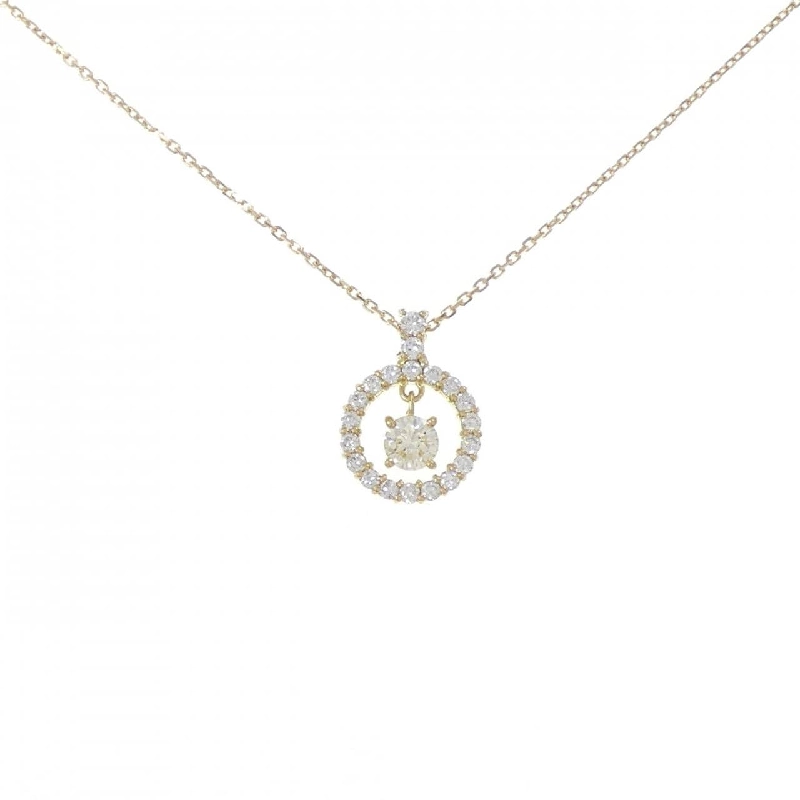 K18YG Dây chuyền kim cương 0.217CT - Hàng hiệu Chính hãng 856569