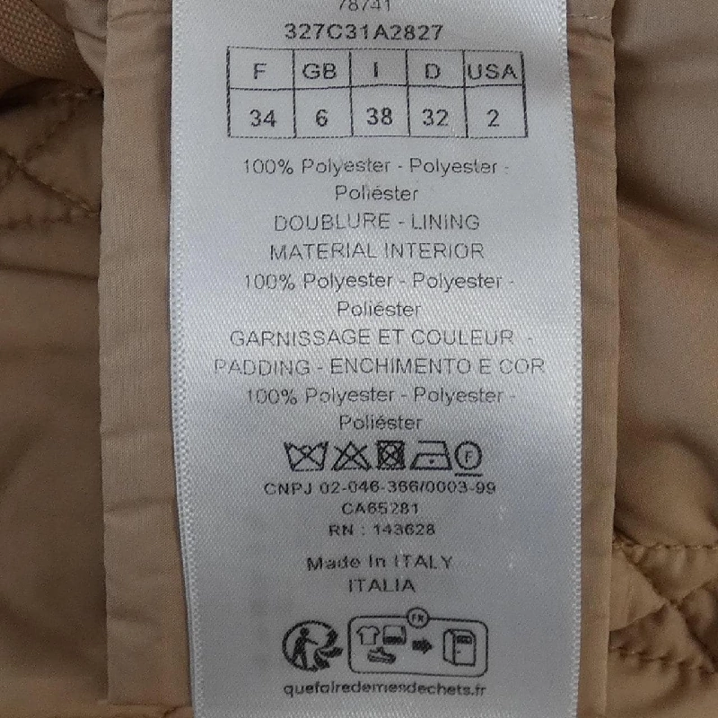 Jacket không cổ Christian Dior マクロカナージュ キルティング 327C31A2827 631885