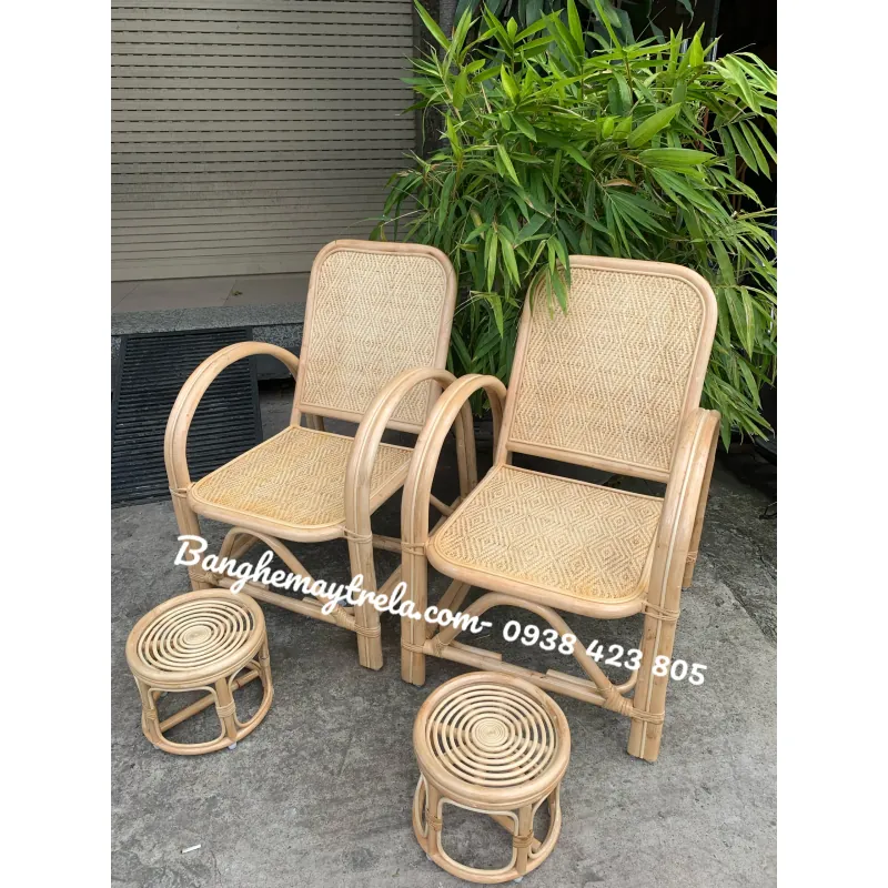 Ghế đơn mây tre đan 703667