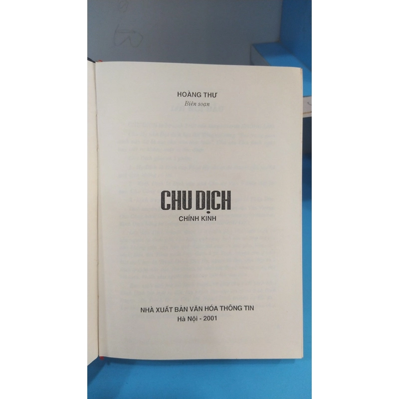 CHU DỊCH CHÍNH KINH - HOÀNG THƯ 463639