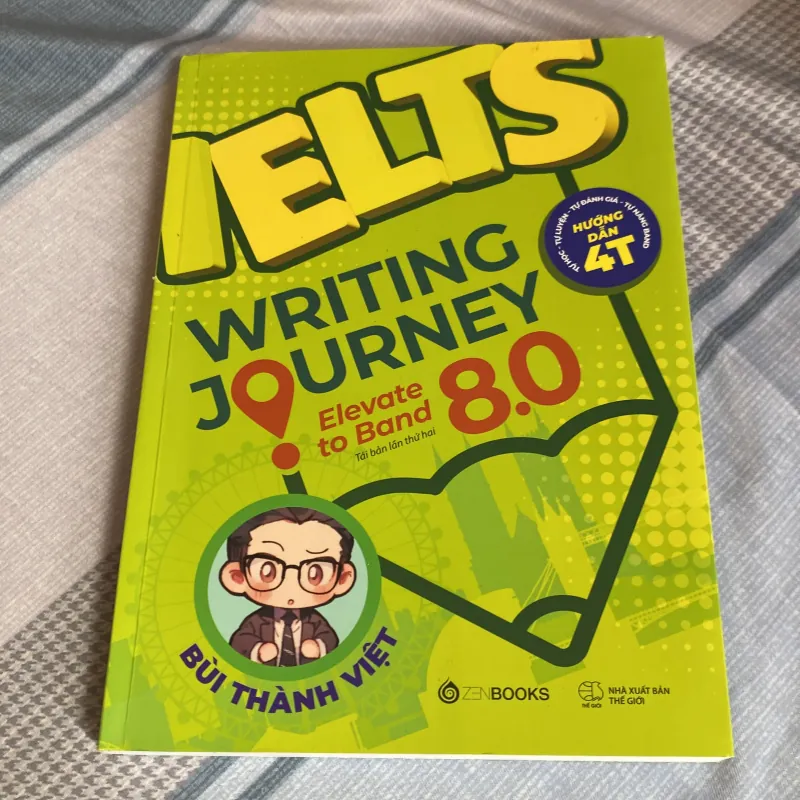 Sách Ielts WRITING  journey 8.0 gốc chuẩn đẹp 753983