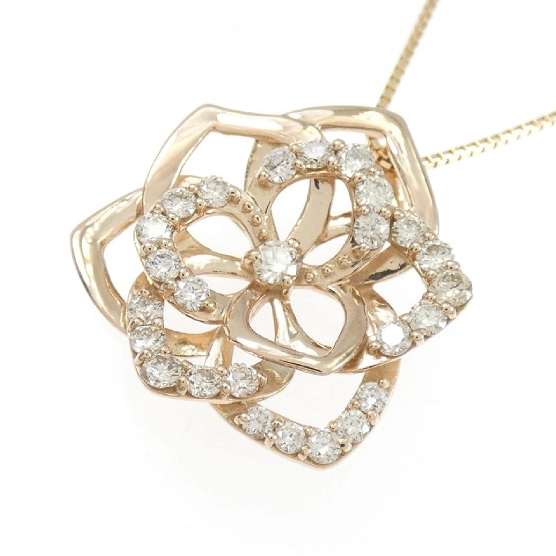 K18PG Dây chuyền kim cương 0.45CT - Hàng hiệu Chính hãng 858629