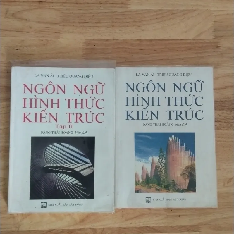 Bộ 2 cuốn kiến trúc: Ngôn ngữ hình thức kiến trúc (cũ) 602594