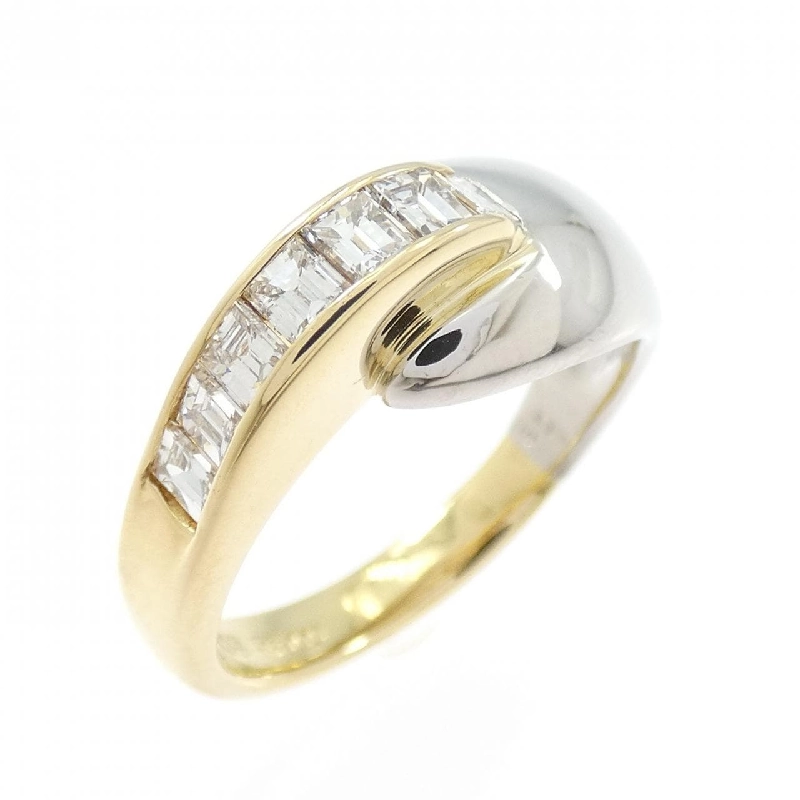 Nhẫn kim cương K18YG/PT900 0.50CT - Hàng hiệu Authentic 850572