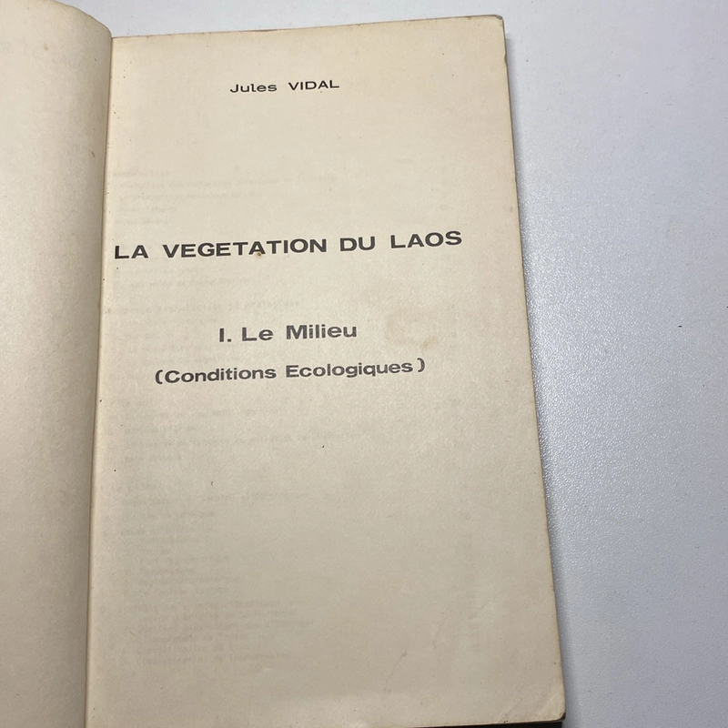 LA VEGETATION DU LAOS (XB 1972) 475644