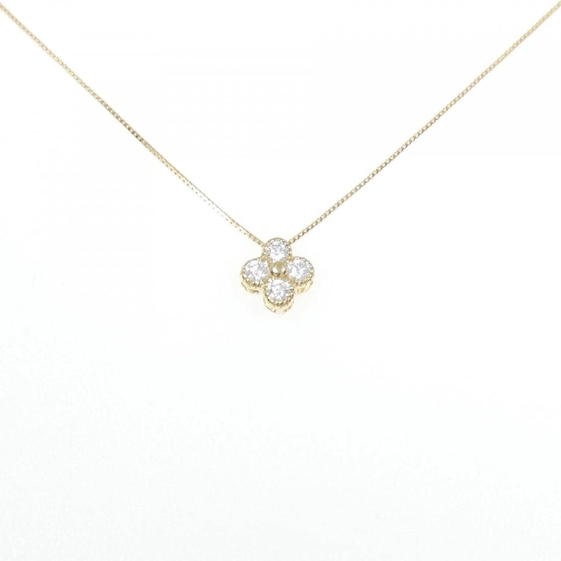 K18YG Hoa Hồng Kim Cương Dây Chuyền 0.253CT - Hàng hiệu Chính Hãng 862595