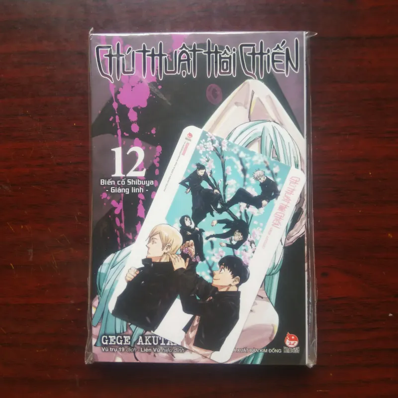 Chú Thuật Hồi Chiến - Jujutsu Kaisen (Gege Akutami) JJK Tập 7-12 Bản In Đầu Có PVC Card 1030811