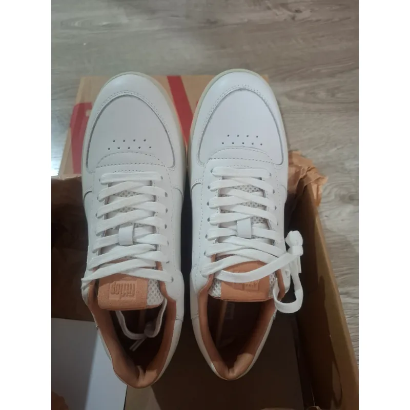 Giày Thể Thao Cổ Ngắn Nữ FitFlop RALLY - Urban White/Blushy - new 100% 734481