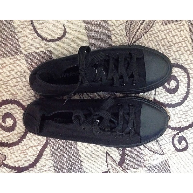 Giày  đen full cổ ngắn (Size 39) 17523