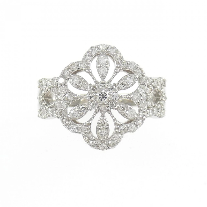 Nhẫn kim cương hoa PT900 0.50CT - Hàng hiệu Authentic 848619