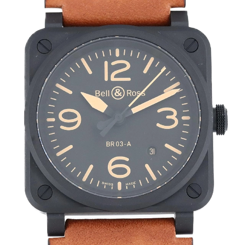 Bell & Ross BR03 Heritage BR03A-HER-CE/SCA Gốm Tự động - Hàng hiệu Chính hãng 889433