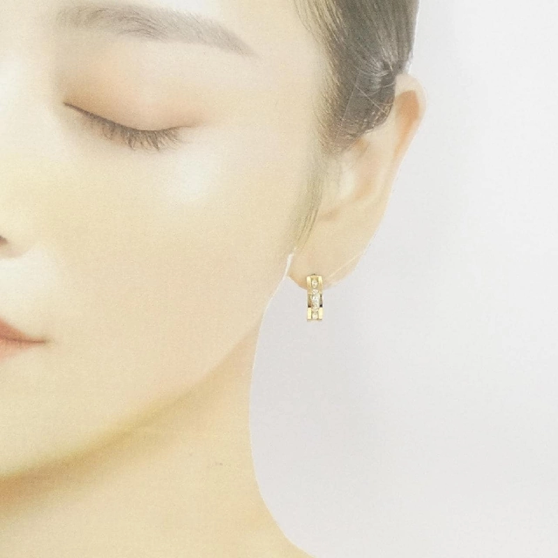 K18YG Bông tai kim cương 0.26CT - Hàng hiệu Chính hãng 870818