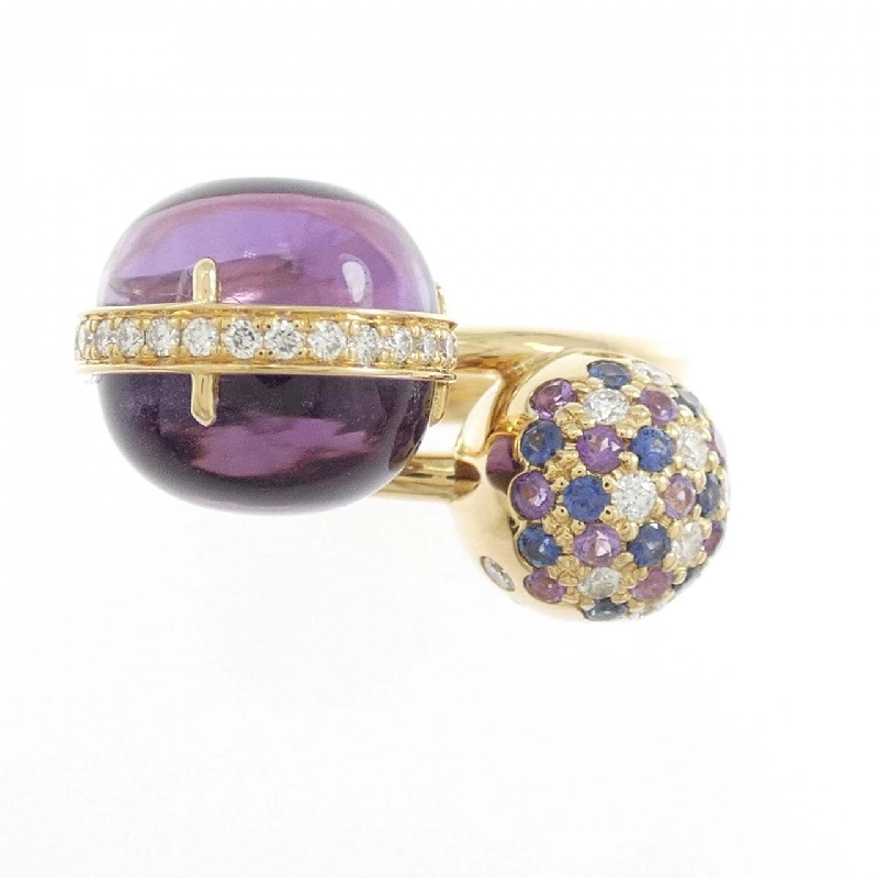 Nhẫn đá màu K18YG - Hàng hiệu Authentic 855273