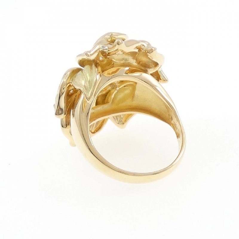 Nhẫn kim cương lá K18YG 0.31CT - Hàng hiệu Chính hãng 849979