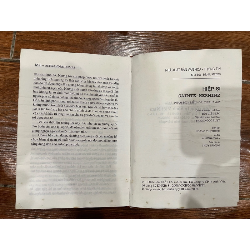 Hiệp Sĩ SAINTE HERMINE - Alexandre Dumas (7) 525473