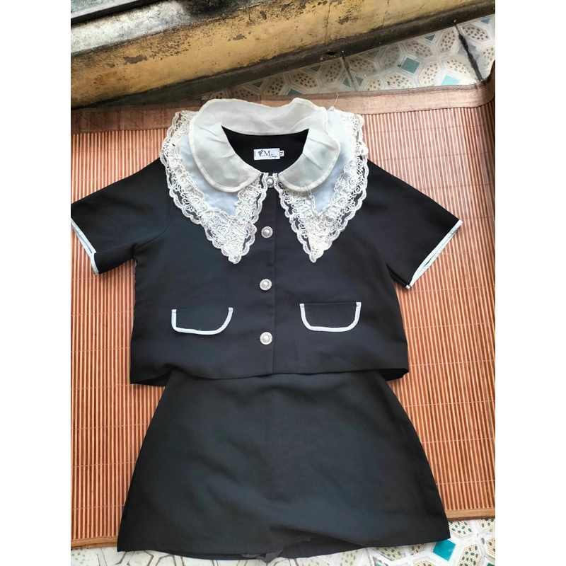 Sét cổ ren viền  447042