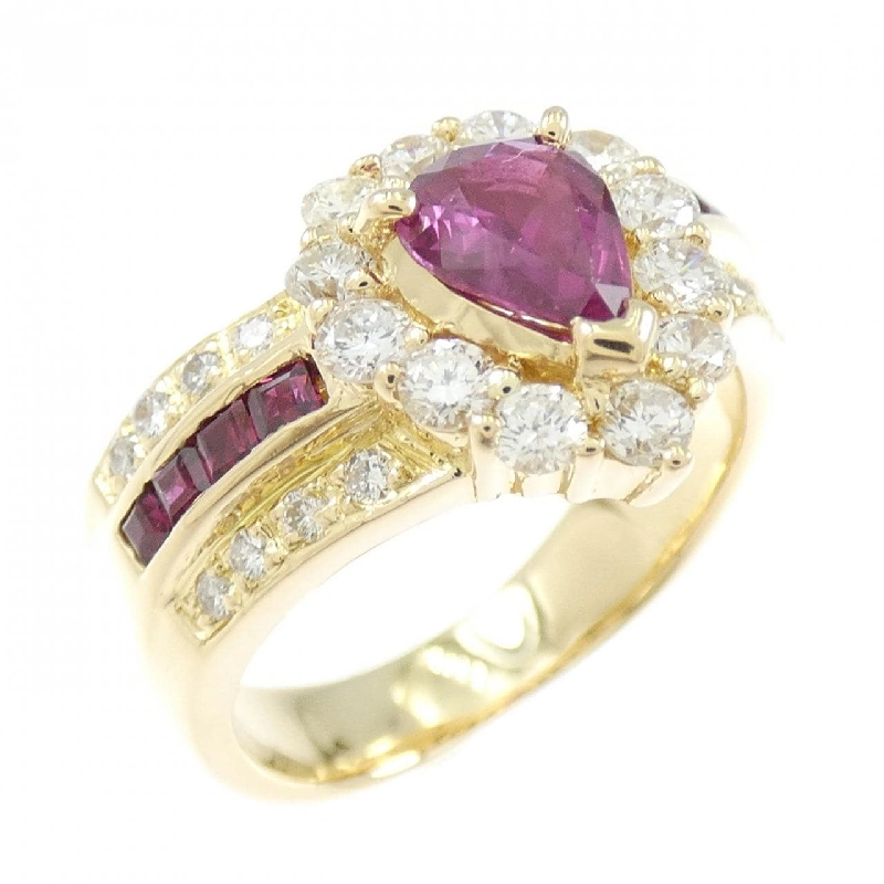 Nhẫn Ruby K18YG 0.99CT - Hàng hiệu Chính hãng 854037