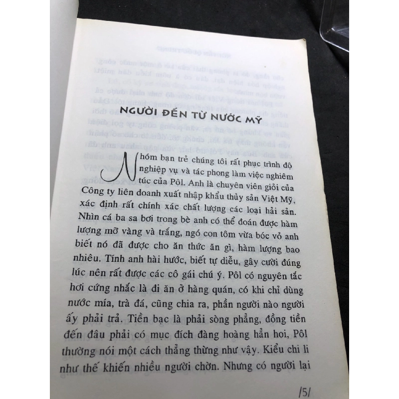 Người đến từ nước mỹ 2007 mới 70% ố vàng Nguyễn Quốc Trung HPB0906 SÁCH VĂN HỌC 915107