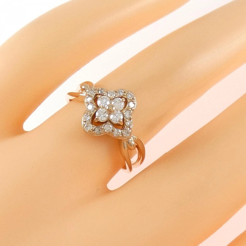 Nhẫn kim cương hoa K18PG 0.30CT - Hàng hiệu Authentic 850378