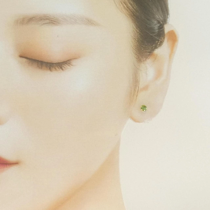 K18YG Tourmaline Bông tai - Hàng hiệu Chính hãng 874128