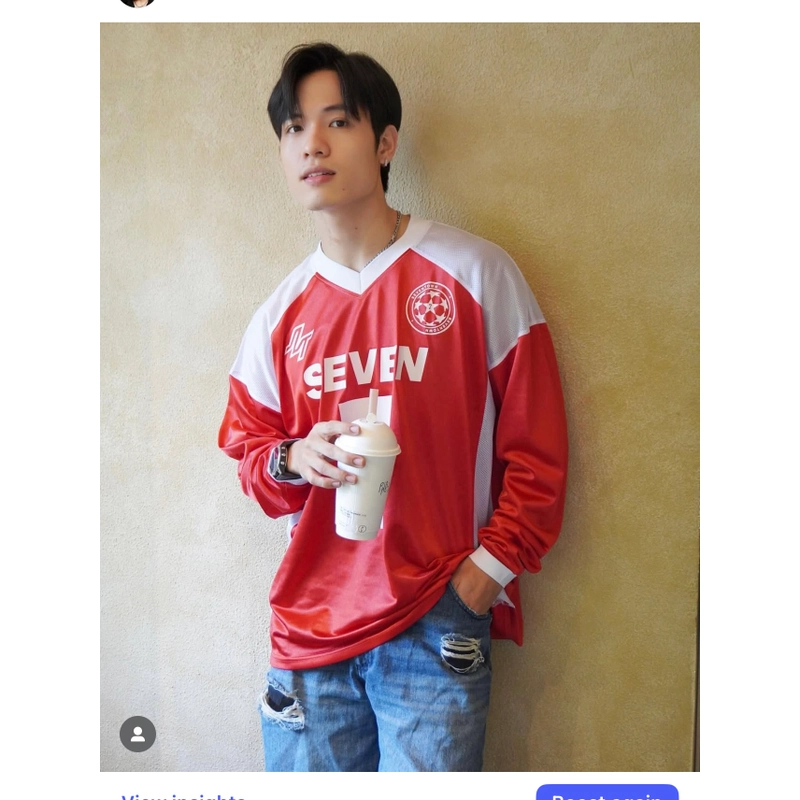 COMBO 2 Áo SWEATER Unisex SEVENTOWN 90S SOCCER màu ĐỎ và XANH DƯƠNG Local Brand 506504