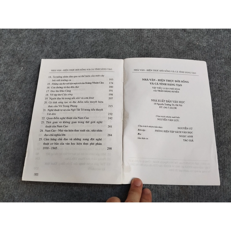NHÀ VĂN HIỆN THỰC ĐỜI SỐNG VÀ CÁ TÍNH SÁNG TẠO 551779