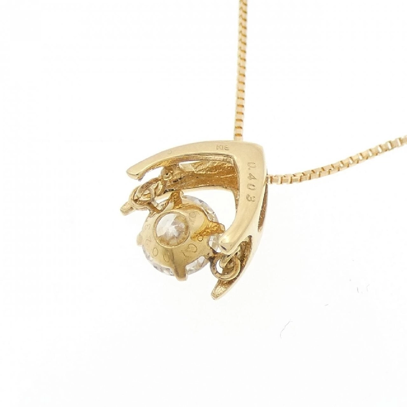 K18YG Dây chuyền kim cương 0.403CT - Hàng hiệu Authentic 858605