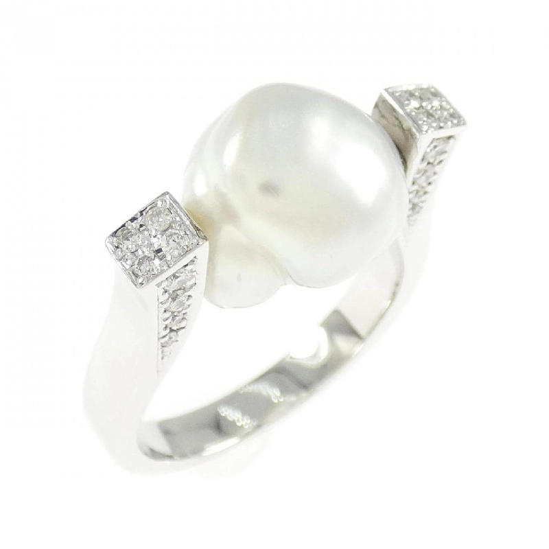 Nhẫn ngọc trai trắng K18WG 665940