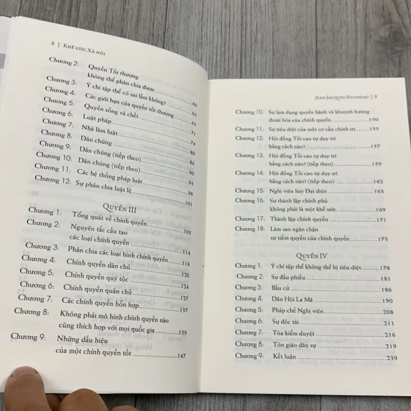 Khế ước xã hội - jean jacques rousseau. 7a3 783475