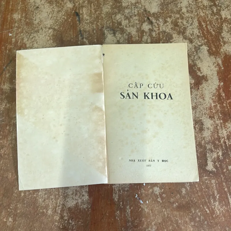 CẤP CỨU SẢN KHOA - nxb Y HỌC 1977 788231