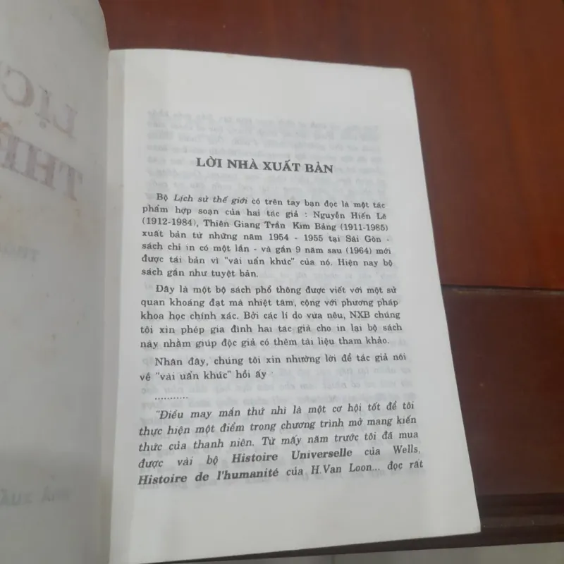 Nguyễn Hiến Lê, Thiên Giang - LỊCH SỬ THẾ GIỚI, tập 1 (trọn bộ 2 tập) 754365