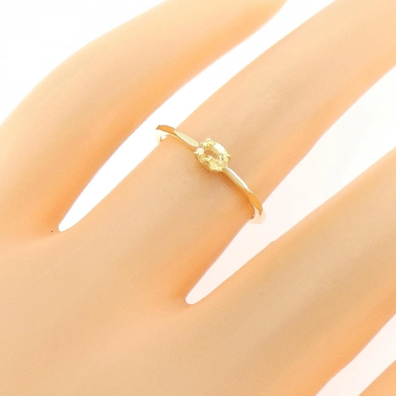 Nhẫn Citrine K18YG 0.15CT - Hàng hiệu Chính hãng 850133