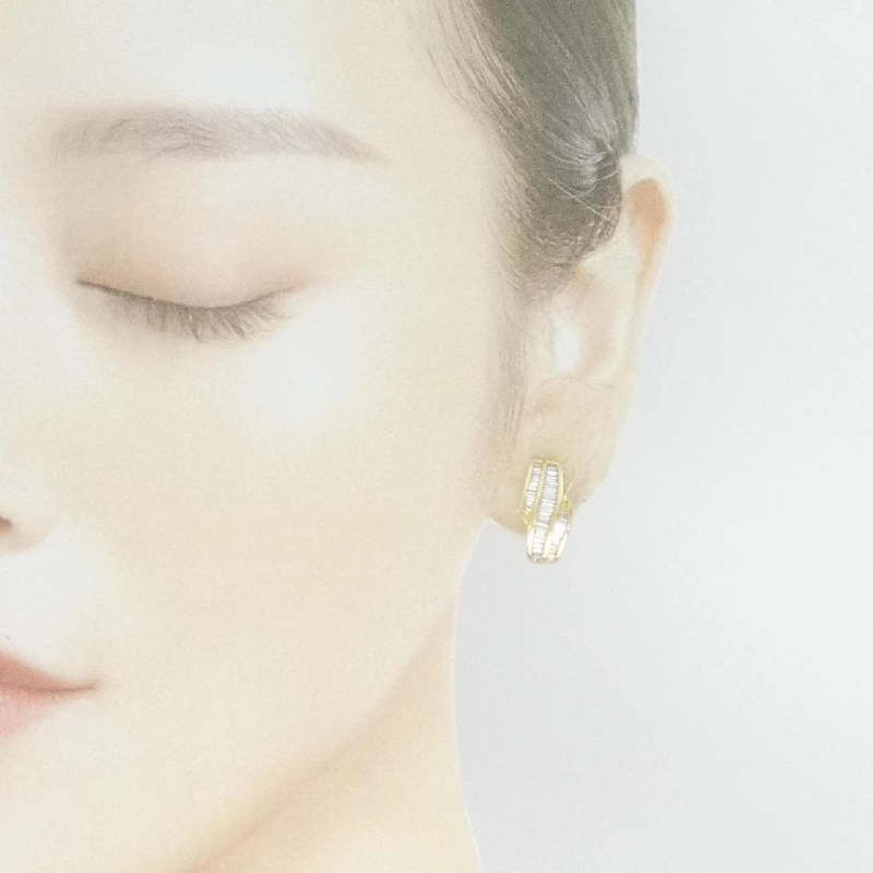 K18YG Bông tai kim cương 1.51CT - Hàng hiệu Chính hãng 869912