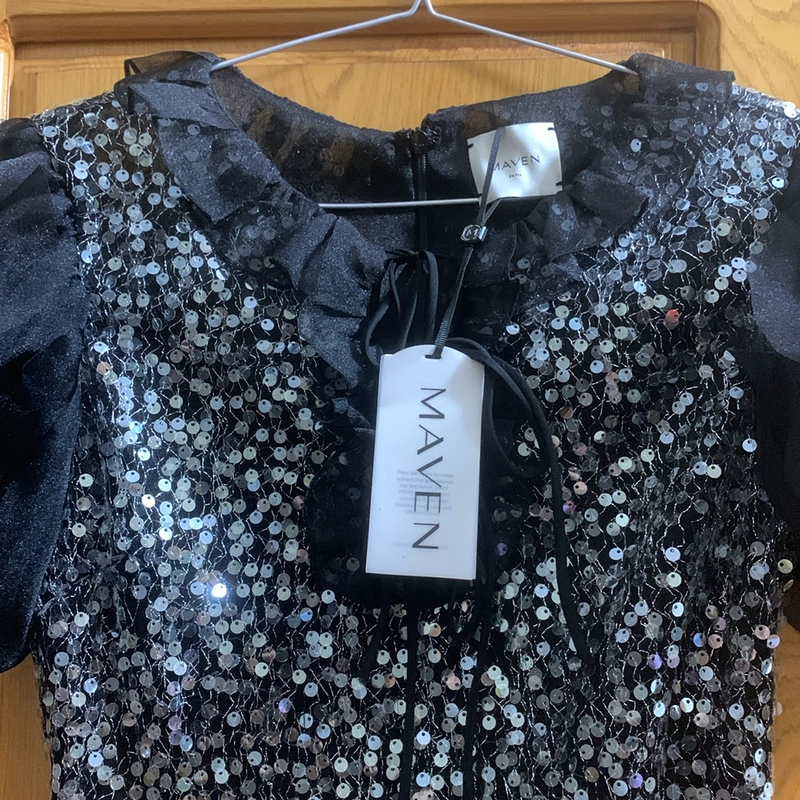 Váy Maven đen bling 459751