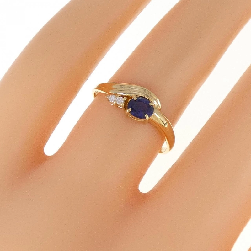 Nhẫn Sapphire K18YG - Hàng hiệu Authentic 855460