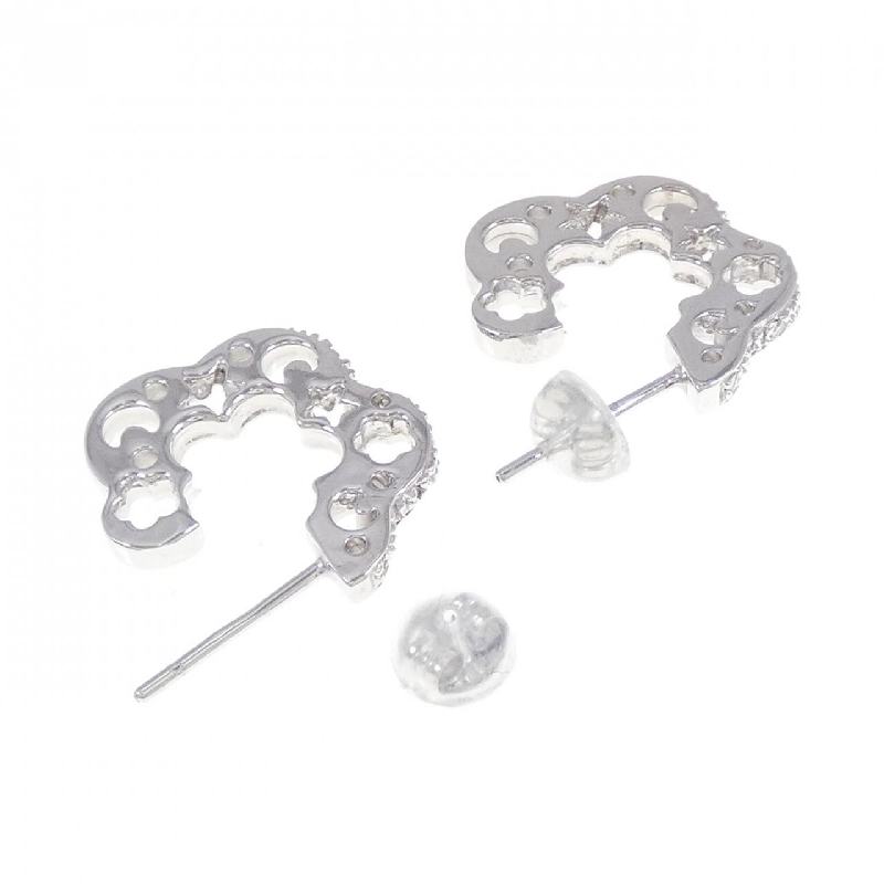 Bông tai kim cương 750WG/K18WG - Hàng hiệu Authentic 871537