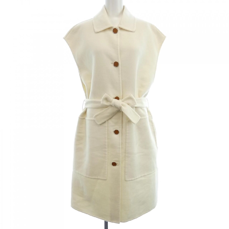 Áo vest dài da cừu Hermès HERMES Crude Cell 0101DA 631450