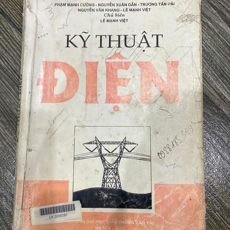 SÁCH KỸ THUẬT ĐIỆN ĐH GTVT NĂM 2000**TẶNG QUÀ 0Đ + FREESHIP 606463