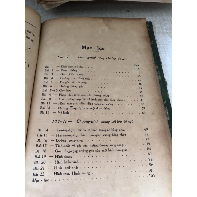 Hình học Đệ Lục 1001028