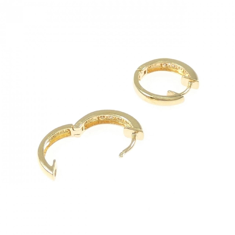 K18YG Bông tai kim cương hình vòng 0.30CT - Hàng hiệu Chính hãng 868314